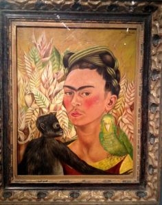 Frida Kahlo self portrait at Malba