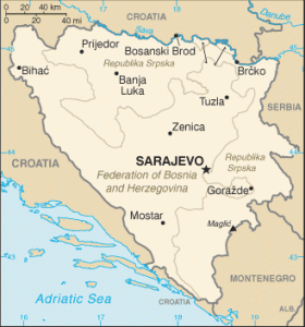 Bosnia & Herzegovina - next door to Croatia