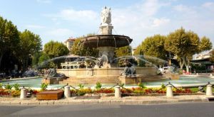 La Rotunde fountain in Aix