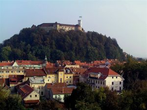 Ljubljana Castle overlooking the city