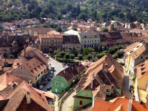 Lower Town - a view from the Clock Tower