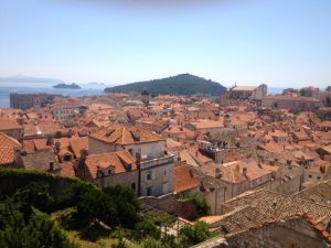 View of Dubrovnik from the wall